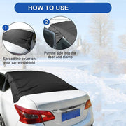 Car Rear Windshield Snow Ice Cover with Magnetic by salelink.co.nz