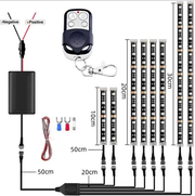 8PCS 96LED Motorcycle RGB Led Light Kit by salelink.co.nz