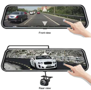 4K Mirror Dash Cam 9.66inch with 64GB Card & GPS by salelink.co.nz