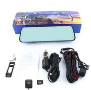 4K Mirror Dash Cam 9.66inch with 64GB Card & GPS by salelink.co.nz