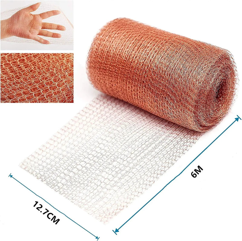 6m Fine Wire Mesh Roll Pure Copper Mesh Rodent Pest Control by salelink.co.nz