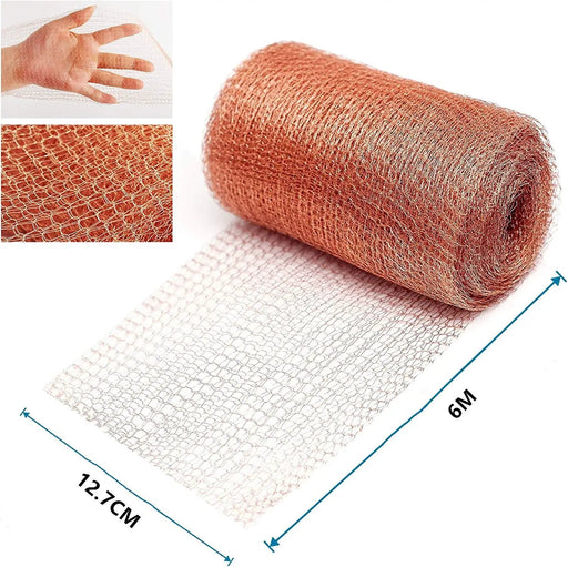 6m Fine Wire Mesh Roll Pure Copper Mesh Rodent Pest Control by salelink.co.nz