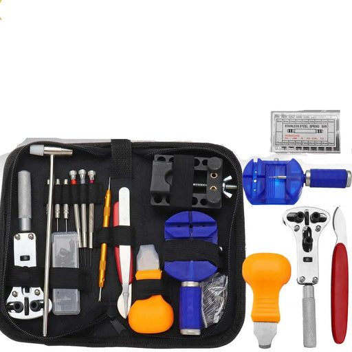 506pcs Watch Repair Tool Kit Back Case Opener Remover Spring Pin Bars Watchmaker by salelink.co.nz