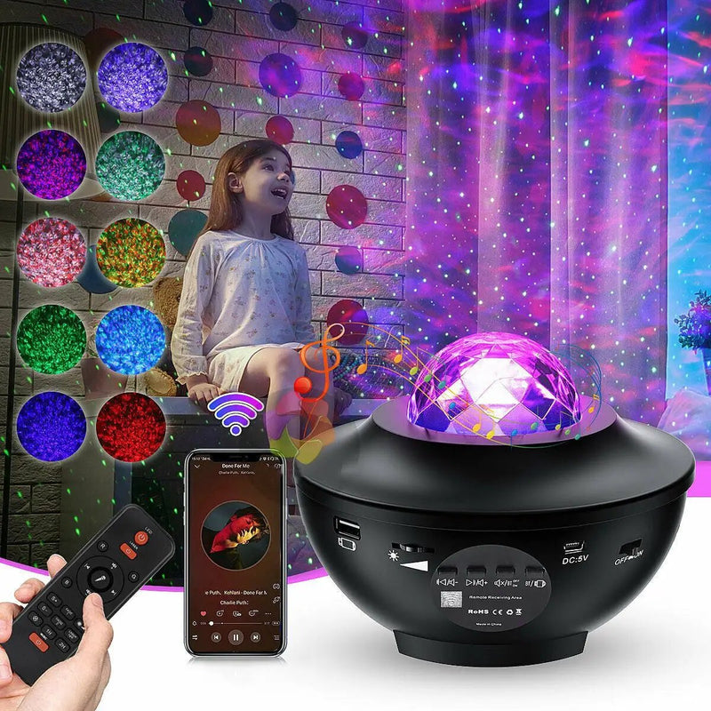 LED Galaxy Starry Night Light Galaxy Projector Light by salelink.co.nz
