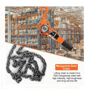 1.5T Steel Heavy Duty 3M Lever Block Chain Hoist by salelink.co.nz