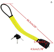 Steering Wheel Lock Seat Belt Lock Universal Anti Theft Car Device Yellow by salelink.co.nz
