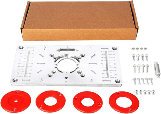 Woodworking DIY Router Table Insert Plate&Ring Power Tool by salelink.co.nz