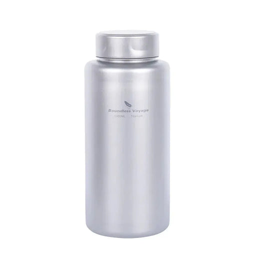Titanium Outdoor Water Bottle - 1000ml/1L Lightweight Camping Flask | Leak-Proof Hiking Bottle by Mead's Supply & Equipment Outfitters limited