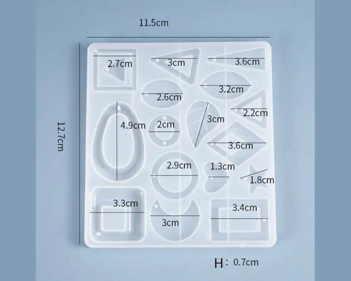 Pendant Silicone Moulds - 1 by Resin Art NZ