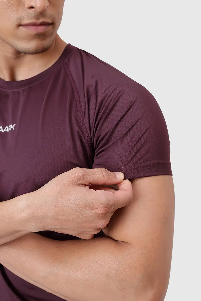 Dash T-shirt Raisin by Fuaark Nz