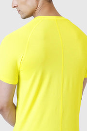 Dash T-shirt Yellow by Fuaark Nz