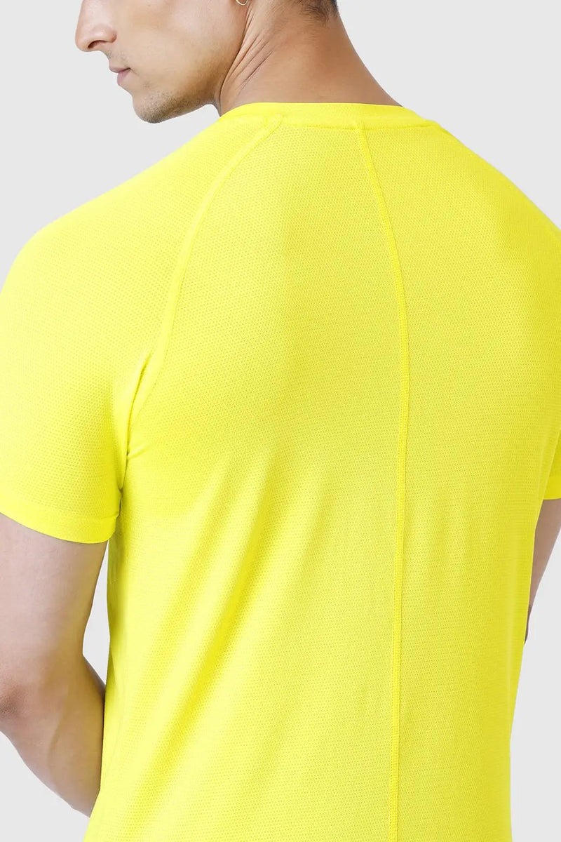 Dash T-shirt Yellow by Fuaark Nz