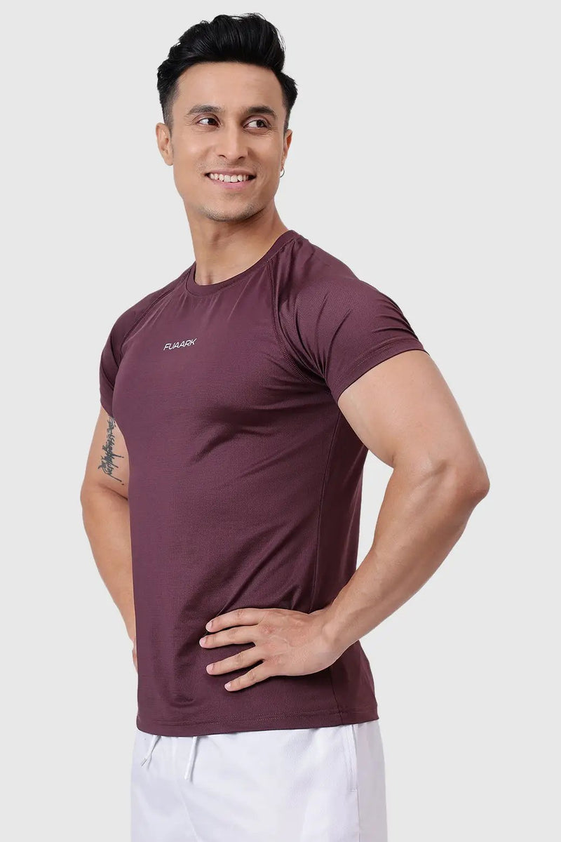 Dash T-shirt Raisin by Fuaark Nz