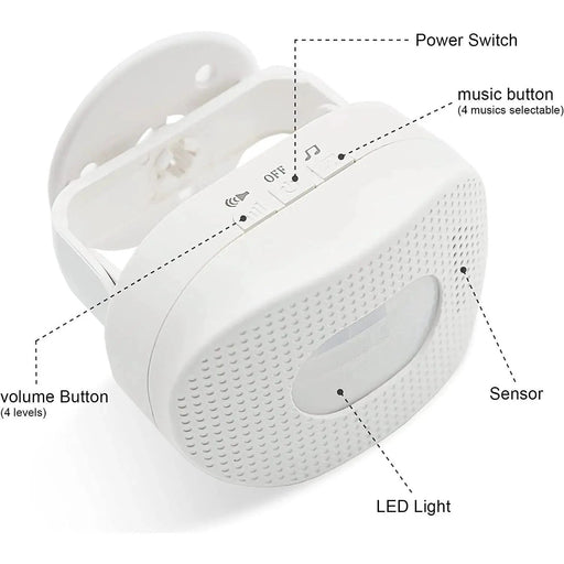 Portable Vibrating/Flashing/Sound Pager with Wireless Motion Sensor by Eldertech