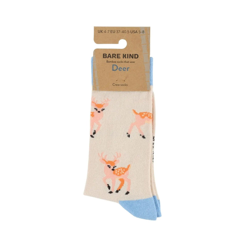 Barekind NZ Socks Save the Deer Bamboo Socks Save the Deer Bamboo Socks