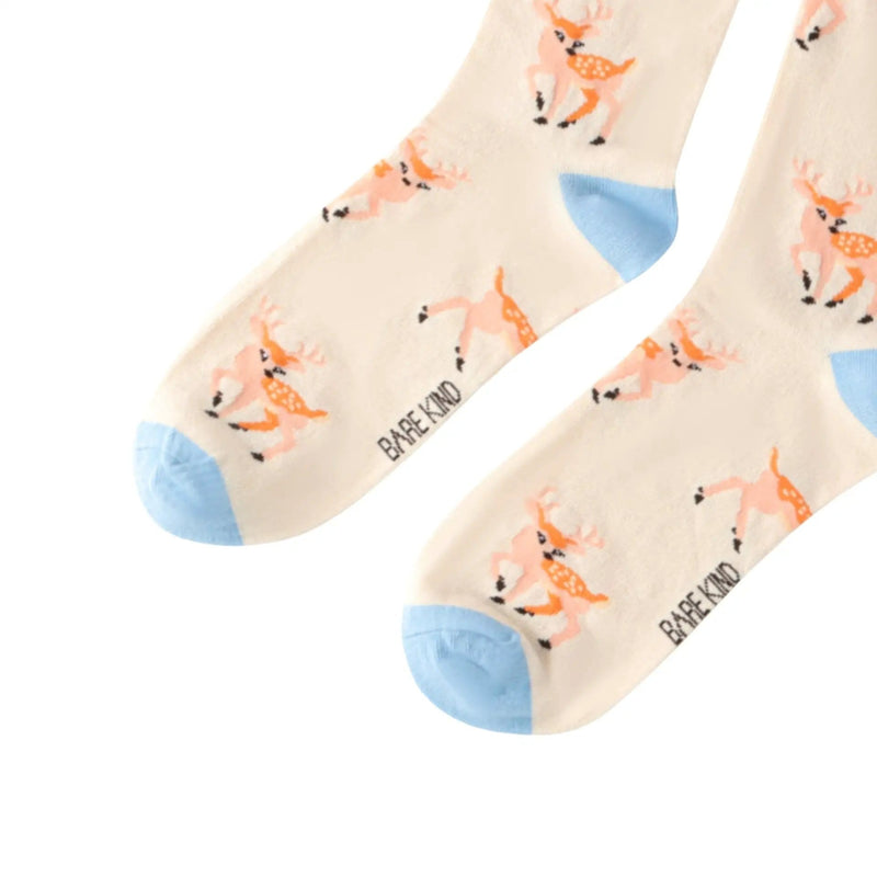 Barekind NZ Socks Save the Deer Bamboo Socks Save the Deer Bamboo Socks