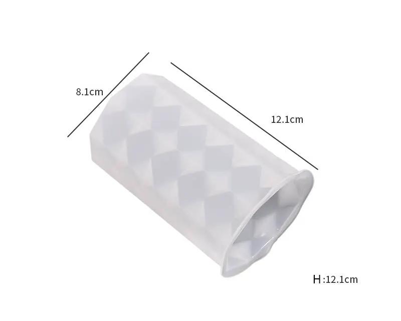 Candle Casting Mould with Resin, Cement, Candle - 02 by Resin Art NZ
