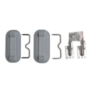 MaXtek Dinghy Davits System components including snap davits and mounting hardware for easy installation.