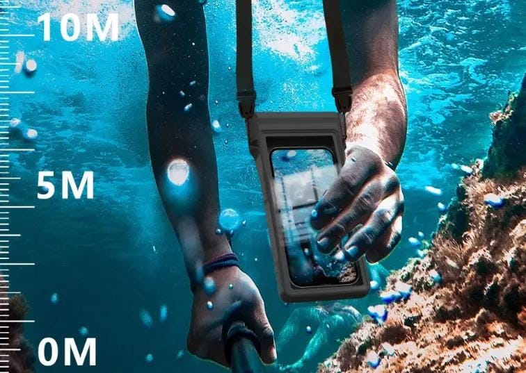 g8buynz 15m Diving Mobile Phone Waterproof Protective bag Case Suitable for 6.9 inches or Under 15m Diving Mobile Phone Waterproof Protective bag Case Suitable for 6.9 inches or Under