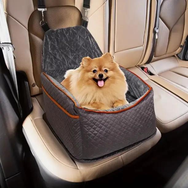 g8buynz Enhanced Suede Pet Car Seat Carrier Elevated Comfort & Safety Enhanced Suede Pet Car Seat Carrier Elevated Comfort & Safety