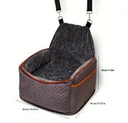 g8buynz Enhanced Suede Pet Car Seat Carrier Elevated Comfort & Safety Enhanced Suede Pet Car Seat Carrier Elevated Comfort & Safety