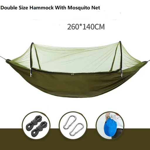 ECOTREK Hammock ECOTREK-Portable Automatic Quick-Open Mosquito Hammock with Net THTF7013 ECOTREK-Portable Automatic Quick-Open Mosquito Hammock with Net THTF7013