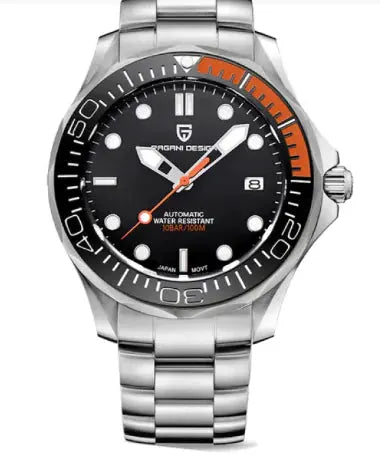 Chrono Edge Waterproof Luminous Watch - 100M Water Resistant with Leather & Steel Strap Options | Men's Timepiece
