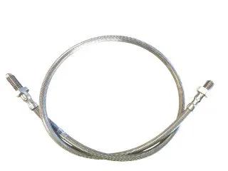 BRAKE HOSE 800mm STAINLESS STEEL