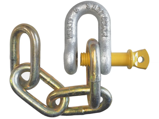 4-Link Safety Chain & Shackle Extension