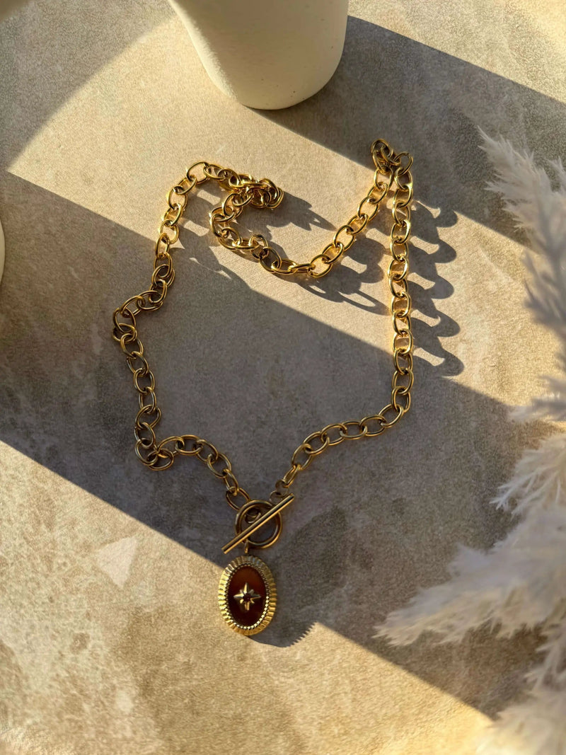 Aho Whetū Gold Necklace by Tahana Jewellery