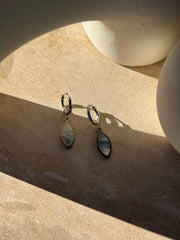 Rau Rangi Silver Huggies by Tahana Jewellery