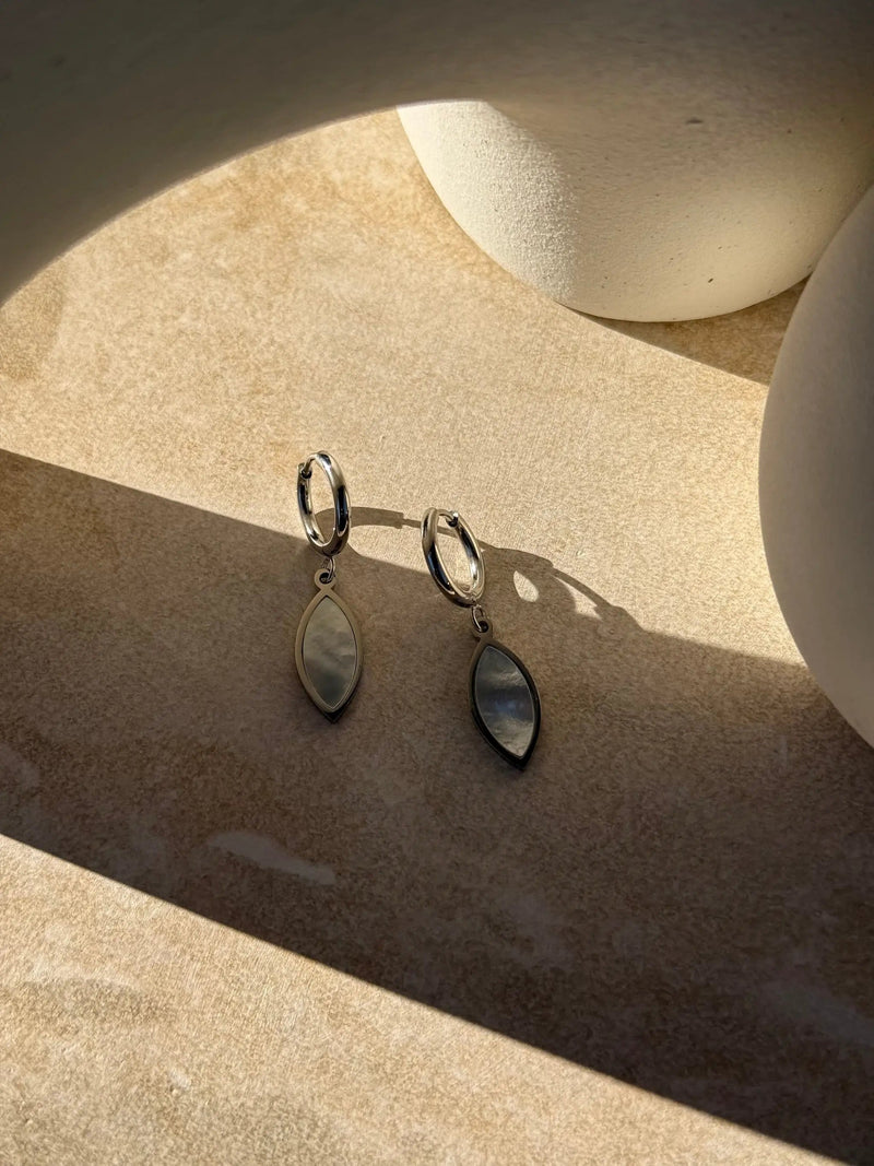 Rau Rangi Silver Huggies by Tahana Jewellery