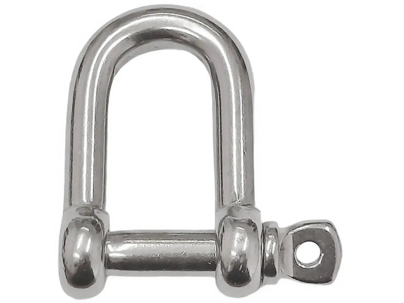 D-Shackle - Stainless Steel - 10mm / 44mm x 22mm
