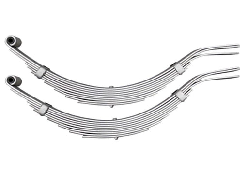Trojan Long Series Spring - 9 leaf -1900kg - Pair showing a set of high-strength leaf springs.