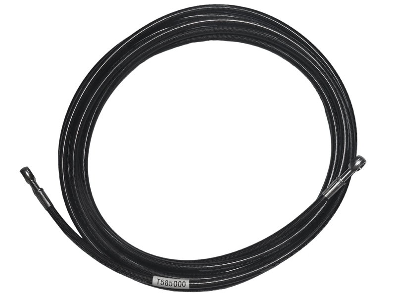 Braided Stainless Steel Teflon Hose - Banjo to Banjo - 5m by Trojan