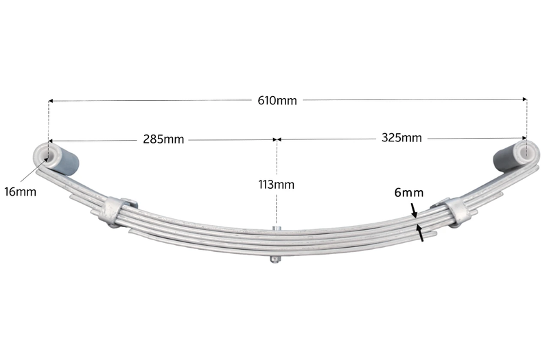 Multi-Leaf - Double Eye - 1500kg - Pair by Trojan