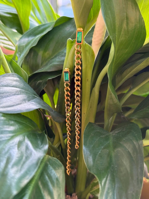 Tahana Jewellery Earrings Kōura Kākāriki Gold Earrings Kōura Kākāriki Gold Earrings