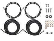 S/S Teflon Hose Kit - Banjo to Banjo - 2x1.5m & 2x6m by Trojan