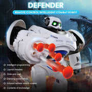 Intelligent RC Robot AD Police with Light and Sound Full Control Combat Defender by dealonline.co.nz