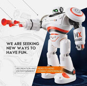 Intelligent RC Robot AD Police with Light and Sound Full Control Combat Defender by dealonline.co.nz