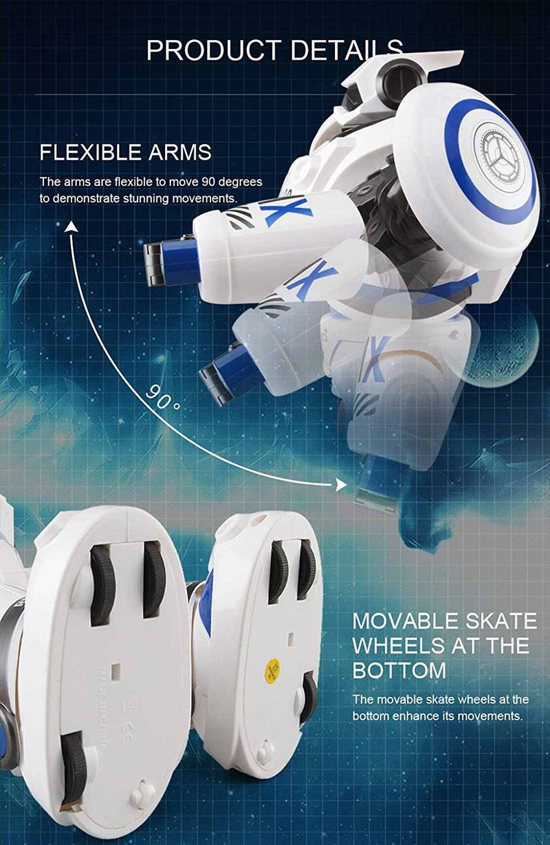 Intelligent RC Robot AD Police with Light and Sound Full Control Combat Defender by dealonline.co.nz