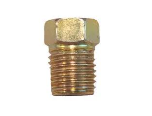 Brass Tube Nut - Short - 3/8" x 24mm UNF (3/16" Pipe)