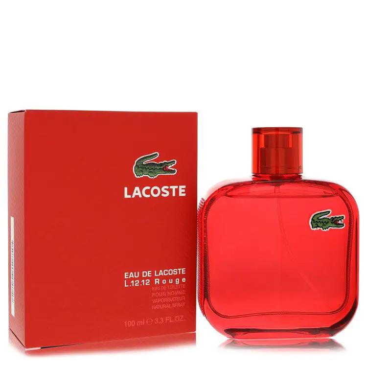Brands HD Eau De Toilette Spray Lacoste Eau De Lacoste L.12.12 Rouge Eau De Toilette Spray by Lacoste 100 ml Lacoste Eau De Lacoste L.12.12 Rouge Eau De Toilette Spray by Lacoste 100 ml