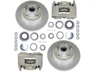 1750kg Deemaxx Disc Braked Hub & Caliper Set - 5x4-1/2x1/2"