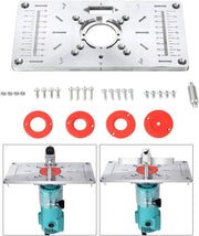 Woodworking DIY Router Table Insert Plate&Ring Power Tool by salelink.co.nz