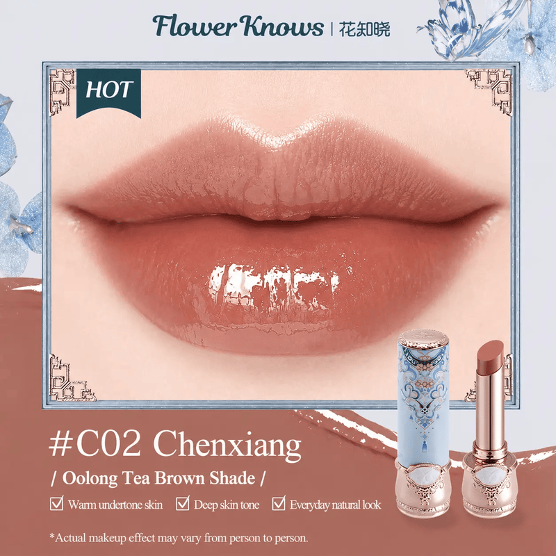 Flower Knows Butterfly Cloud Collar Glossy Lipsticks by Poppy Gifts