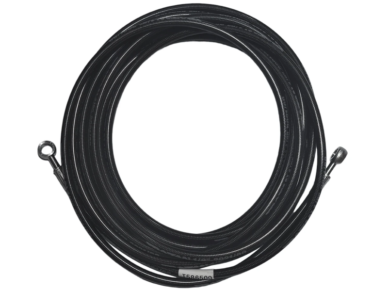 Braided Stainless Steel Teflon Hose - Banjo to Banjo - 6.5m by Trojan