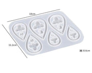 DIY Silicone Resin Moulds Earrings Pendant Epoxy Casting Moulds - 26 by Resin Art NZ