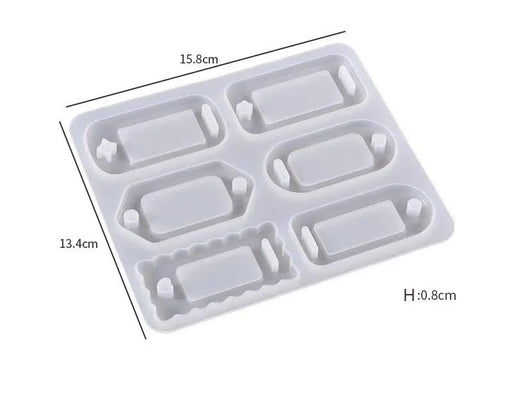 DIY Silicone Resin Moulds Earrings Pendant Epoxy Casting Moulds - 27 by Resin Art NZ