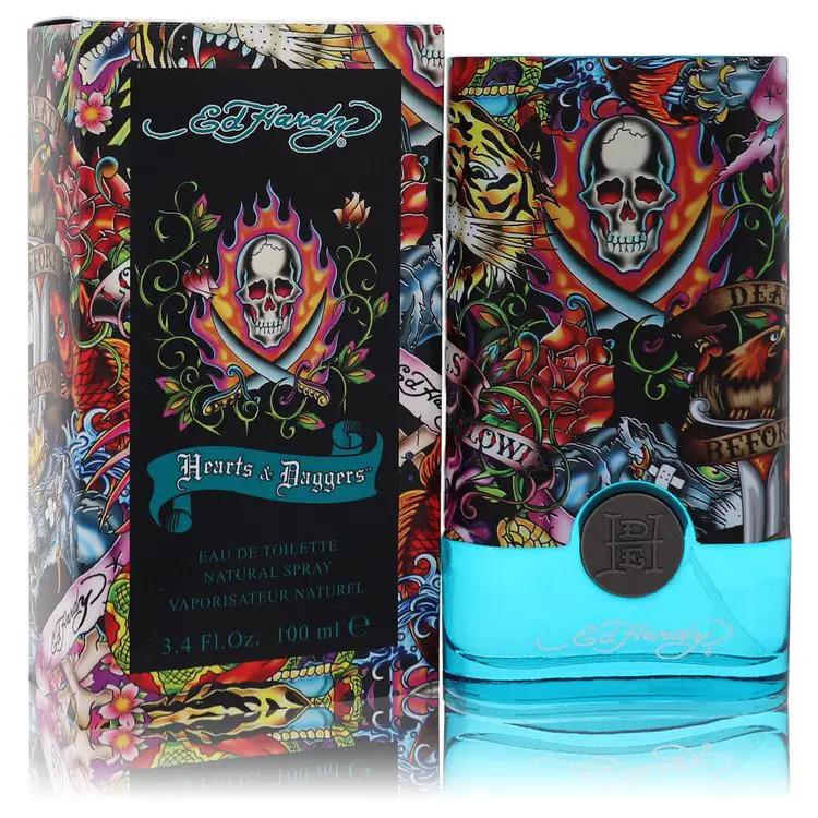 Ed Hardy Hearts & Daggers Eau De Toilette Spray by Christian Audigier 100 ml by Brands HD